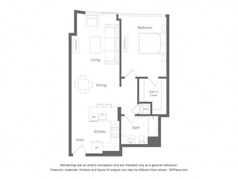 a floor plan of a house with an open